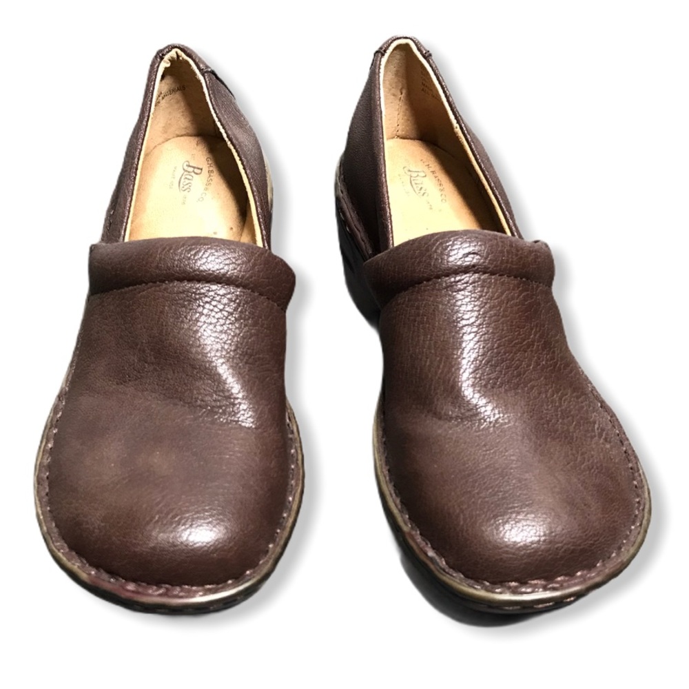 G.H. Bass & Co. | Brown Suede Sheena Leather Clog - Picture 3 of 12